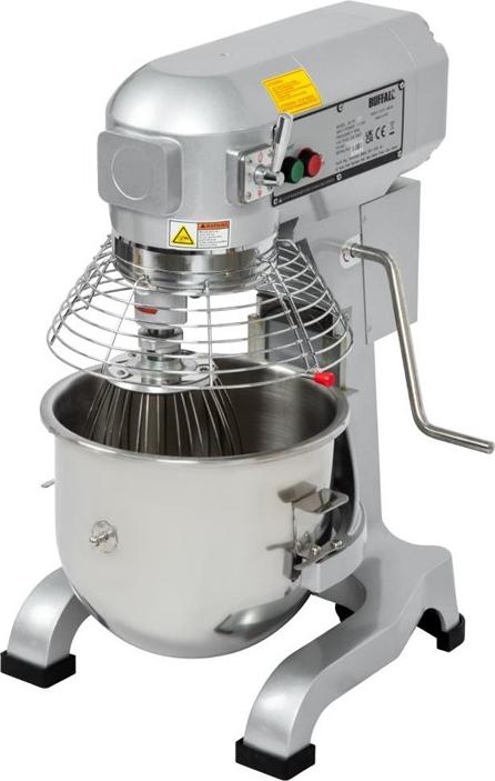 Buffalo Planetenmixer 20L mit 1100W Motor, 3 Gängen und 5kg Mehlkapazität
