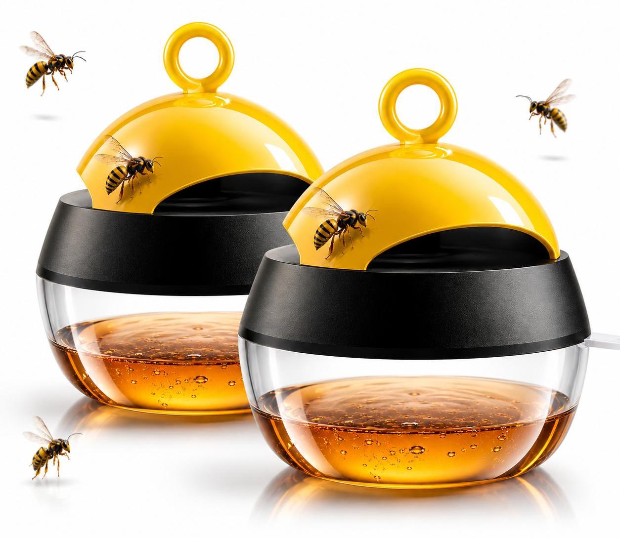 2x Wespenfalle Insektenfalle Fliegenfalle Tisch Haus Garten Wespenabwehr Qivee® 2x Q35