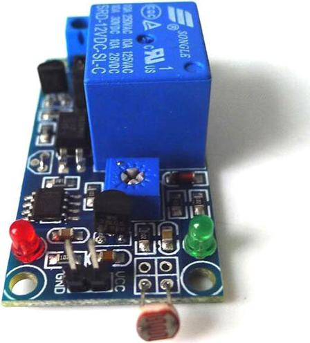 Funduino Relais 12V - Lichtabhängige Schaltung mit Fotowiderstand