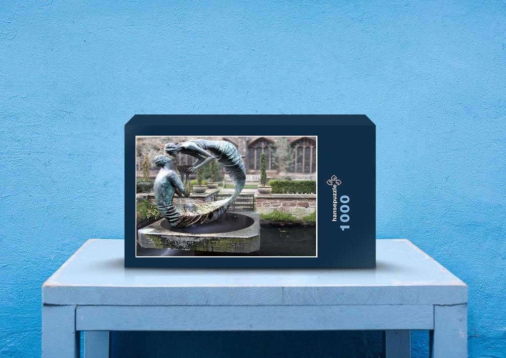hansepuzzle 58158 - Mahnmal Puzzle, 1000 Teile, Hintergründe, 60,0 x 46,0cm mit hochwertiger Aufbewahrung, Kartonbox & Beutel 48158