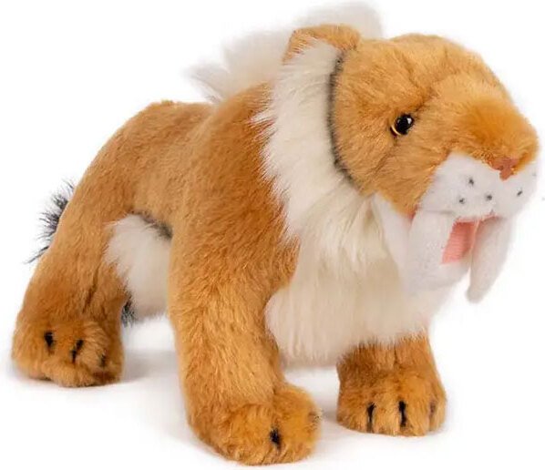 Kuscheltiere*biz Säbelzahntiger Kuscheltier Urzeit Raubkatze Plüschtier SHIRA KT531979