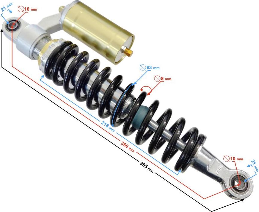 Vorderer Stoßdämpfer ATV Bashan 200