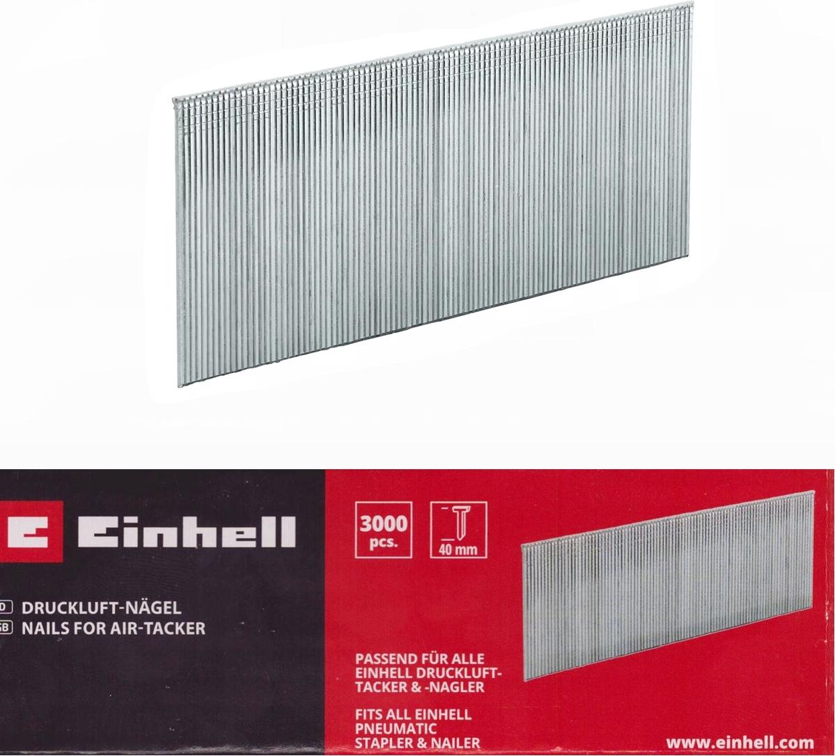 Einhell Tacker Nägel, 40 mm, 3000 Stk.-für Nagler FIXETTO 18/50 N