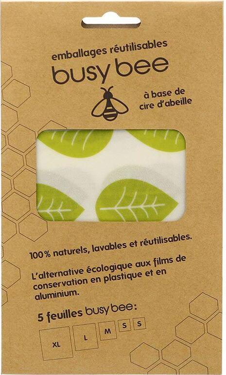 AS Discount Wiederverwendbare Lebensmittelverpackungen - 5-Blatt-Bienenwachs 9141