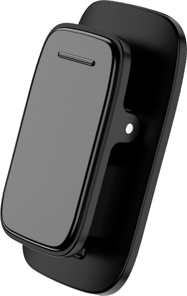 INF Stylischer dunkelgrauer Auto-Sonnenblenden-Brillenclip-Halter 378800