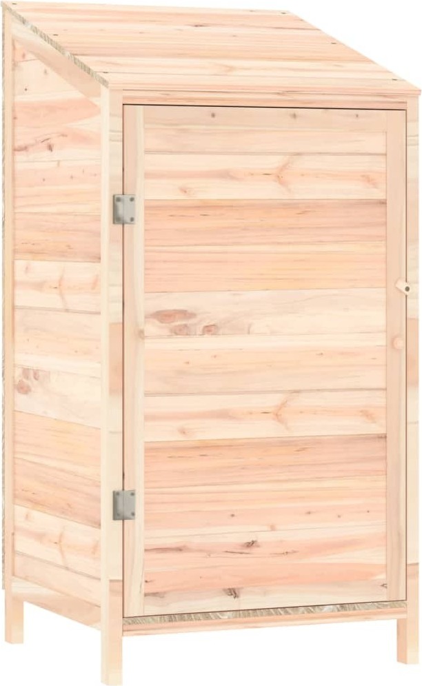 vidaXL Prístrešok na náradie 55x52x112 cm z masívneho jedľového dreva