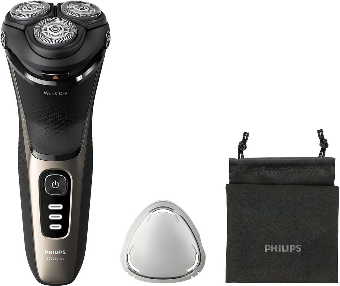 Philips S3242/12 pánsky holiaci strojček Rotačný holiaci strojček Trimmer Black, Gold