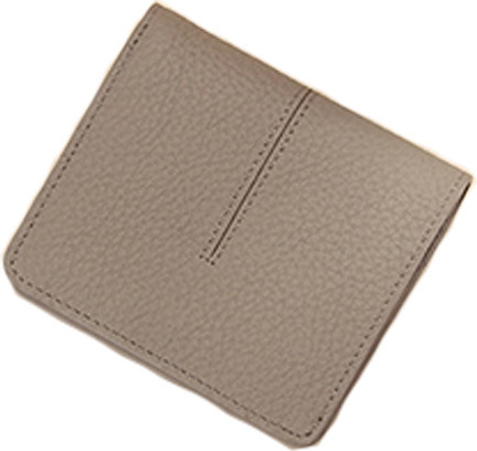INF Schlanke Kartenetui-Geldbörse aus Leder mit Münzfach Khaki 321660