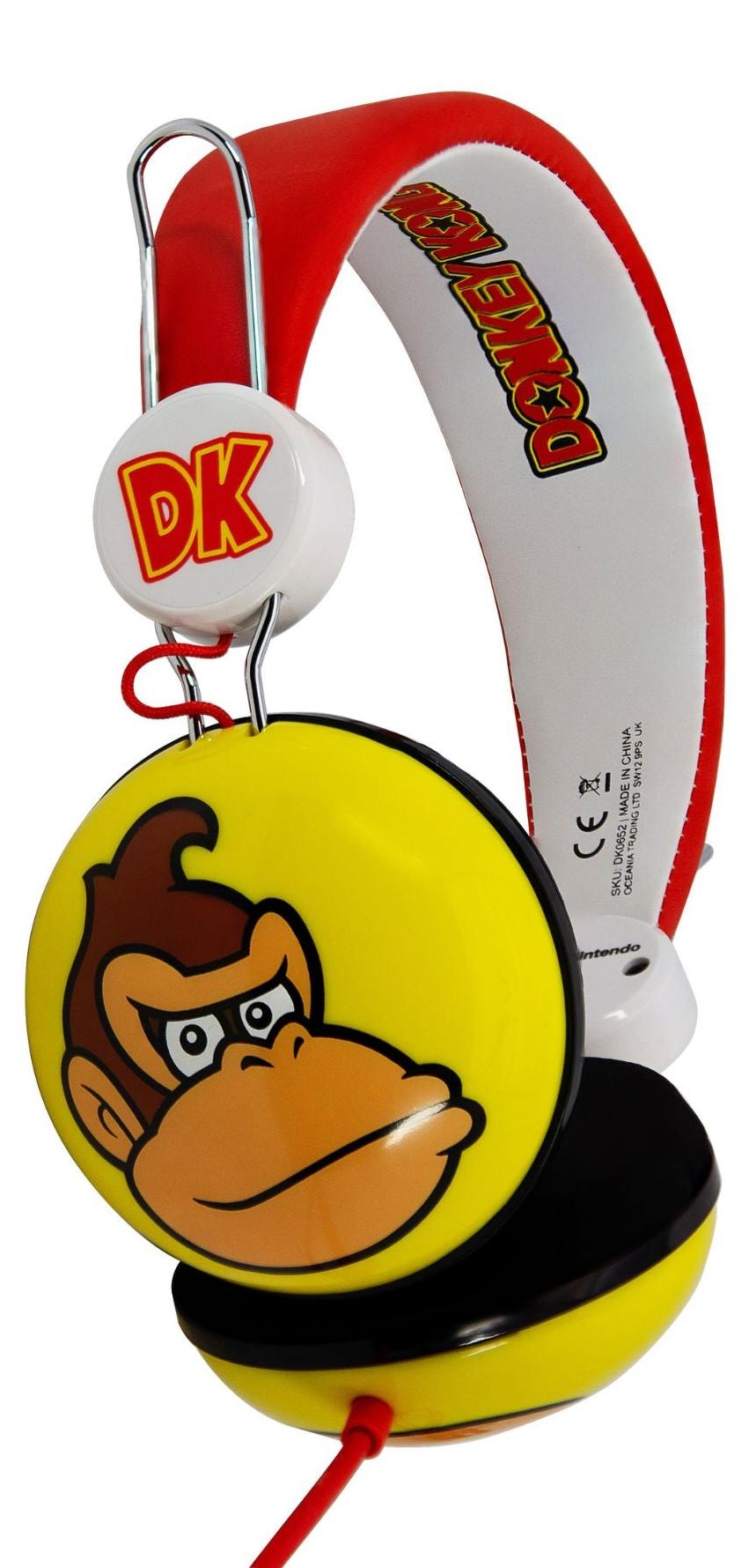 Donkey Kong slúchadlá Dome Tween On-Ear 90dB Kong