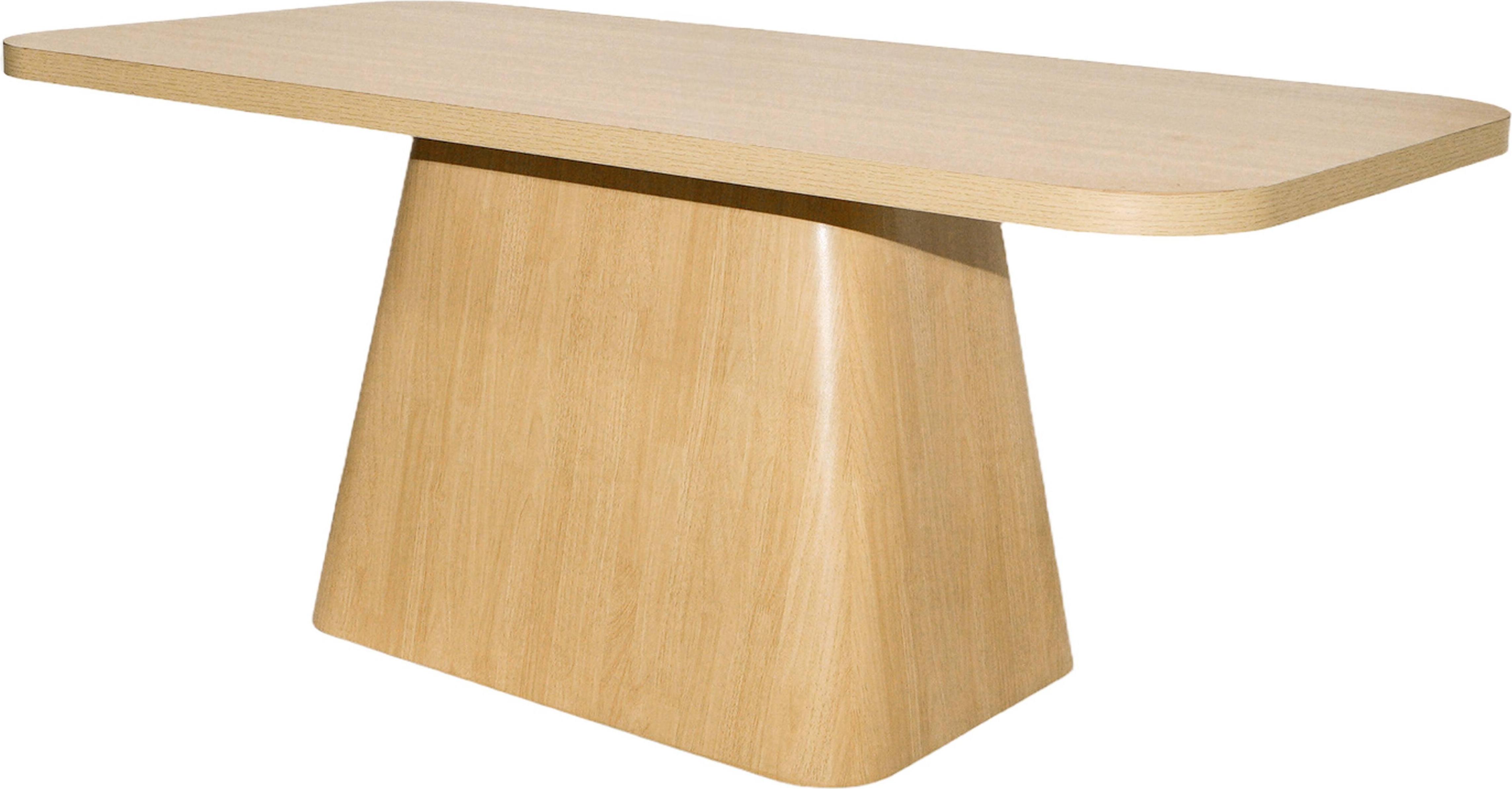 Skandinavischer rechteckiger Esstisch 180 cm heller Holzeffekt - Oviala Davy 113797