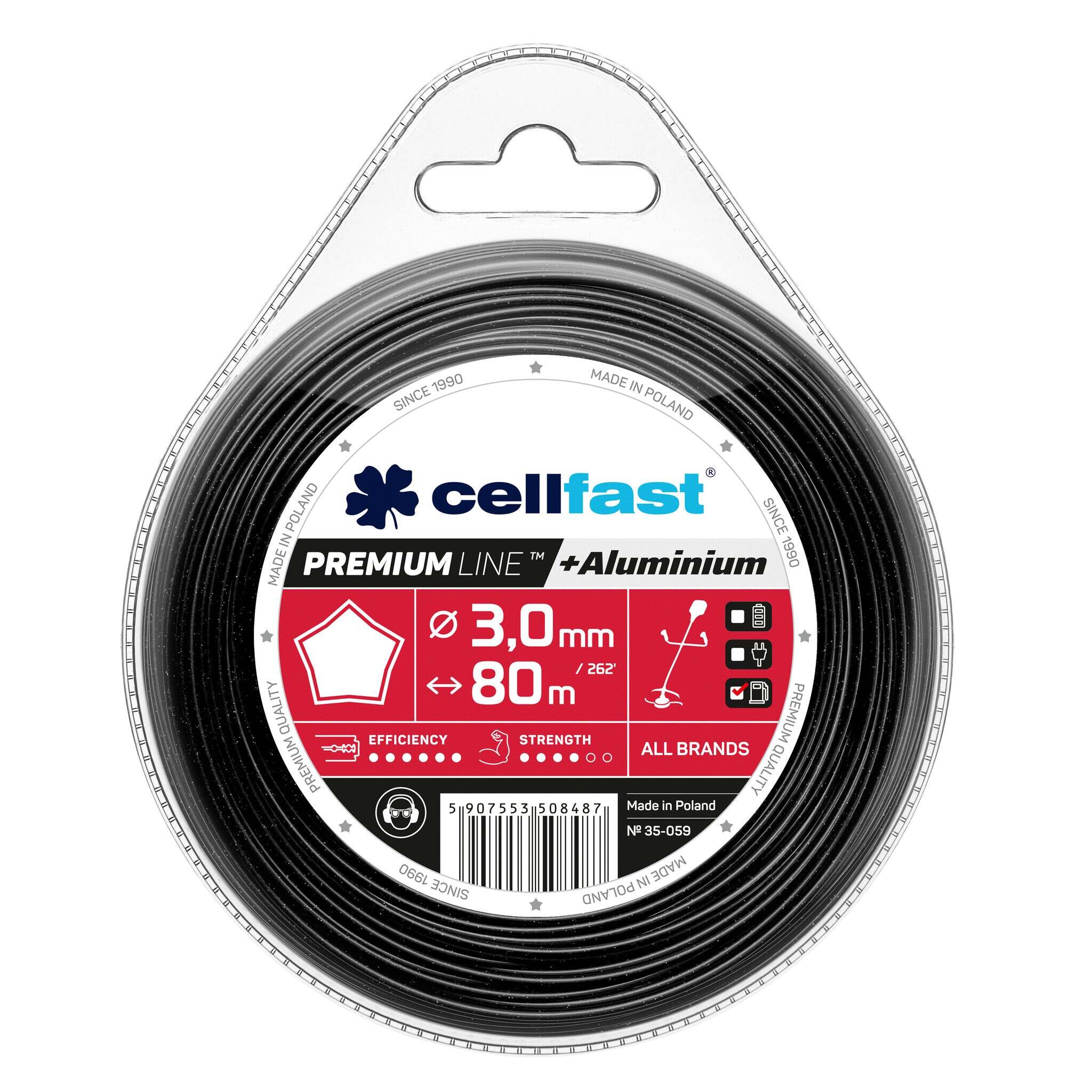 cellfast Fräslinie 3,0 mm x 80 m Stern CELL-35-059