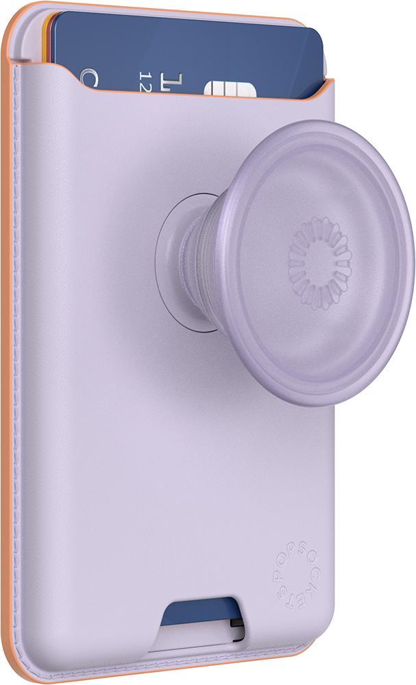 PopSockets, MagSafe držiak kariet PopWallet Softgoods, levanduľa