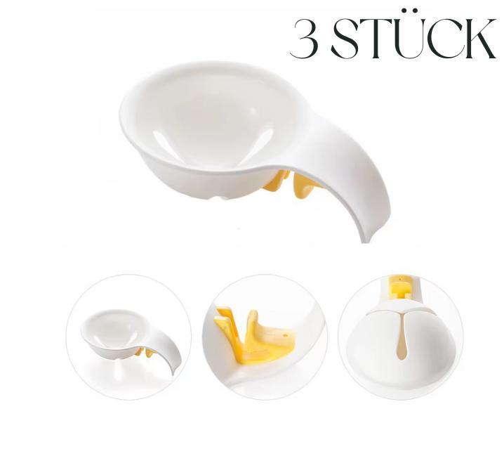 YaLiva Decor Eigelbtrenner 3 Stück l Eiweißtrenner Küchenhelfer Eier Trennen Kochen Eigelb von Eiweiß Trennen