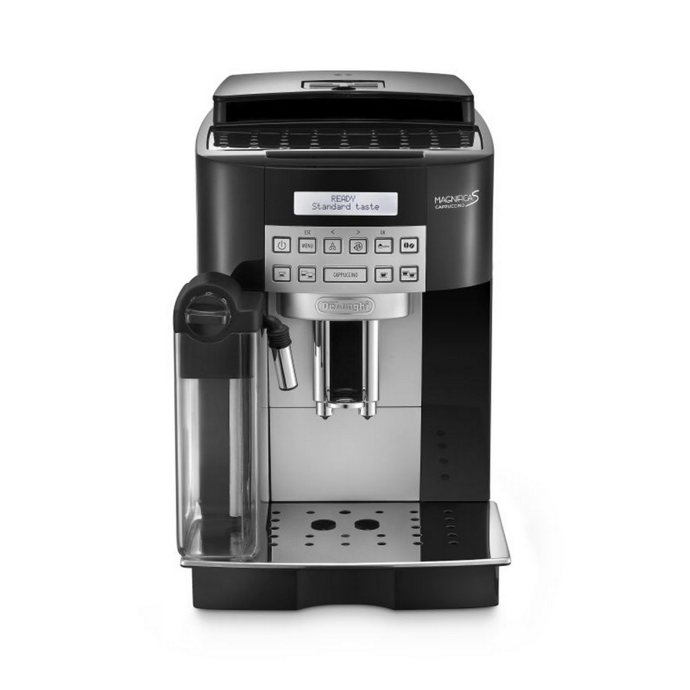 De’Longhi Magnifica S ECAM 22.360.B, Espresso kávovar, 1,8 L, Kávové zrná, Mletá káva, Vstavaný mlynček, 1450 W, Čierna
