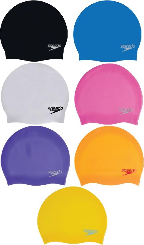 Speedo Unisex Kinder Einfarbige geformte Silikon-Badekappe