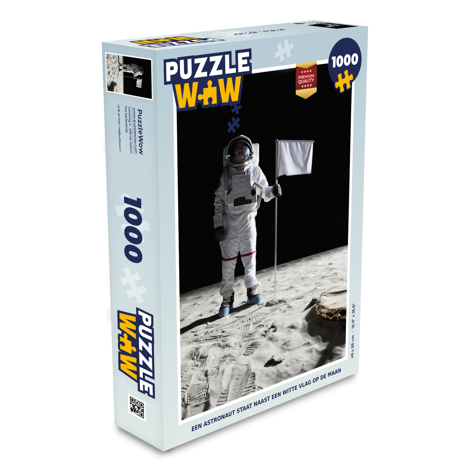 MuchoWow® Puzzle 1000 Teile Mond - Weltraum - Astronaut - Spielzeug - Alt und Jung - Spiele - Puzzeln 136|1313831