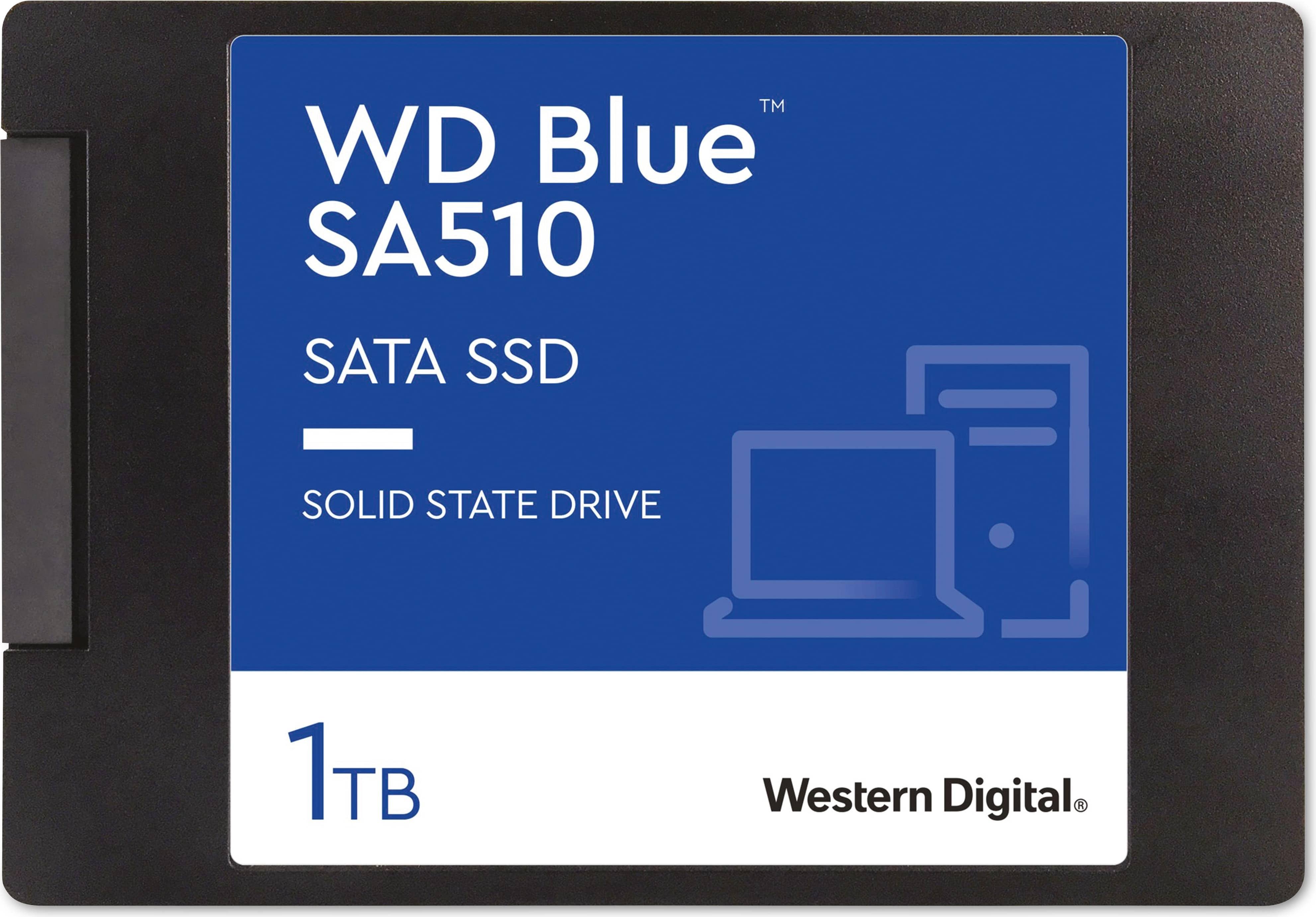 Western Digital 1Tb Blue Ssd 2.5 Sa510 7Mm Sata Iii 6 Gb/S (Wds100T3B0A)