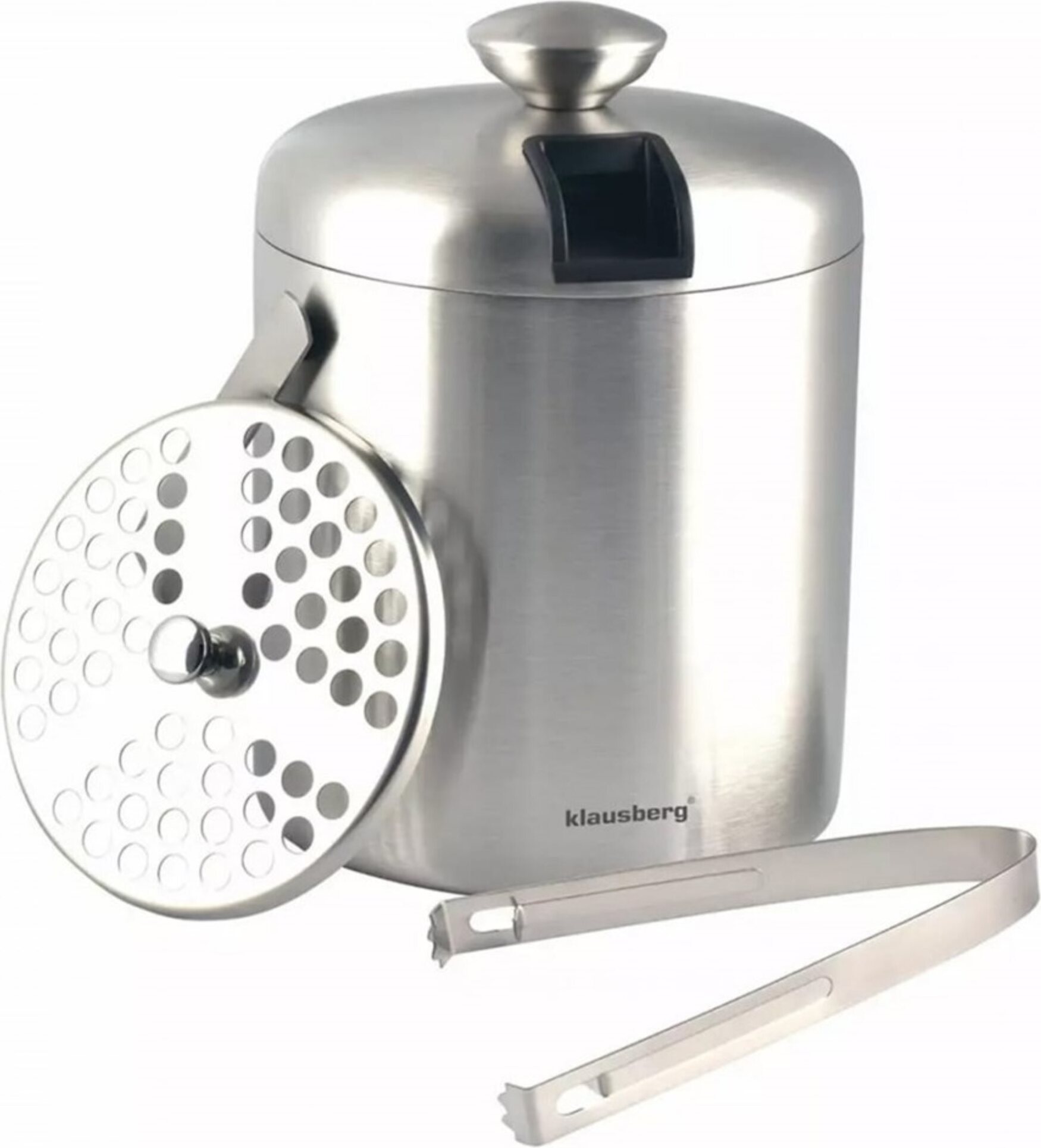 KLAUSBERG Eiskübel 1,3L vakuumisoliert, Edelstahl KB-7579 KB7579