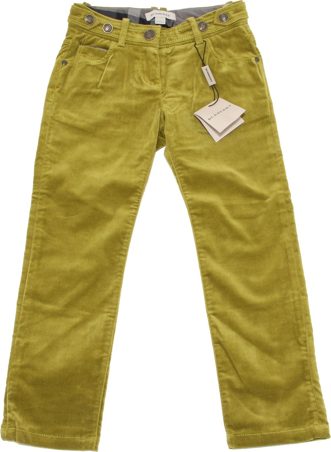 6001M pantaloni bimba velluto BURBERRY Kinder Kinderhose Hose Hosen