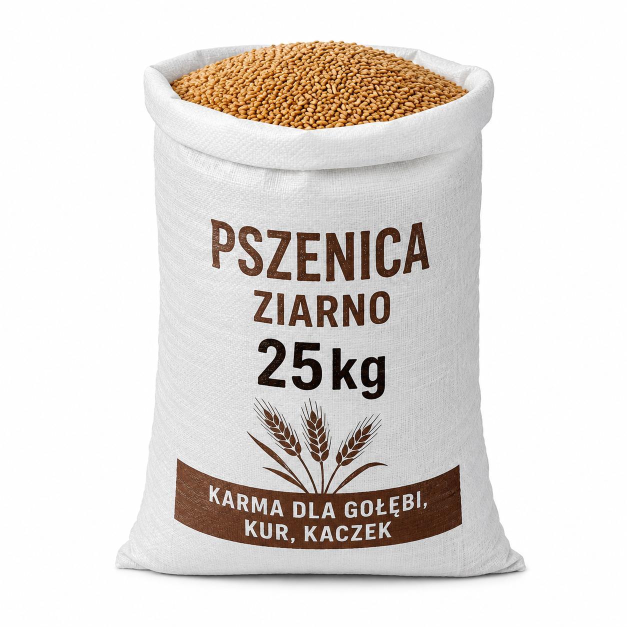 Frankiewicz Futterweizen 25kg Weizenkörner für Hühner Enten Gänse Tauben Geflügelfutter Vogelfutter
