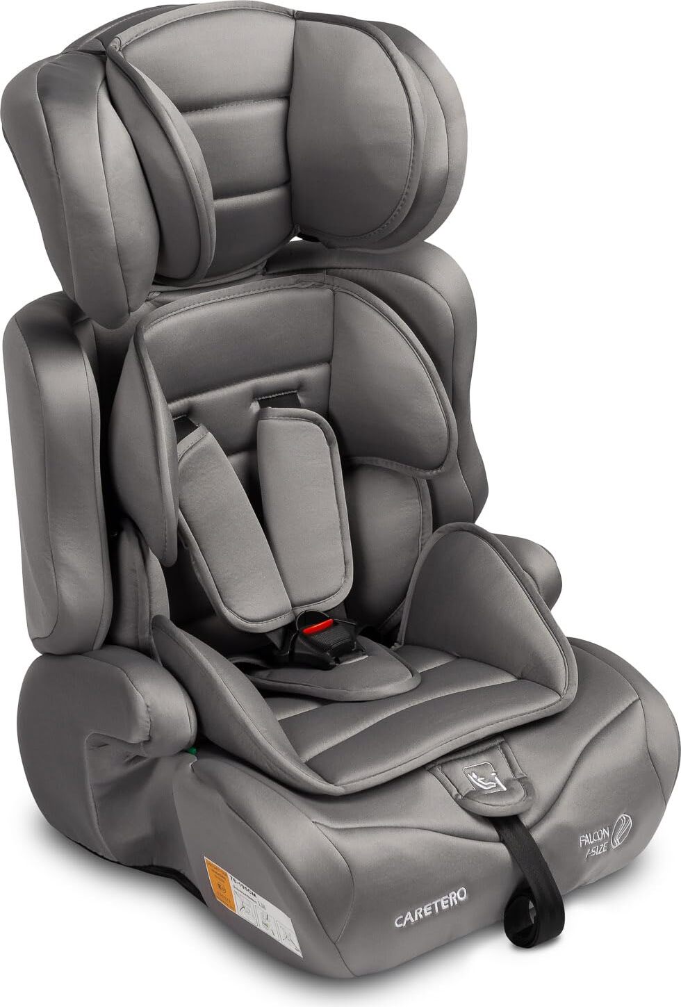 CARETERO - Autositz Kinder (76-150), 3in1-Autokindersitz Falcon, Graphitgrau