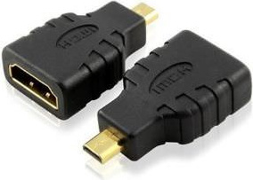 3GO AMHDMI, HDMI, MicroHDMI, Männlich/weiblich, Schwarz, 1 Stück