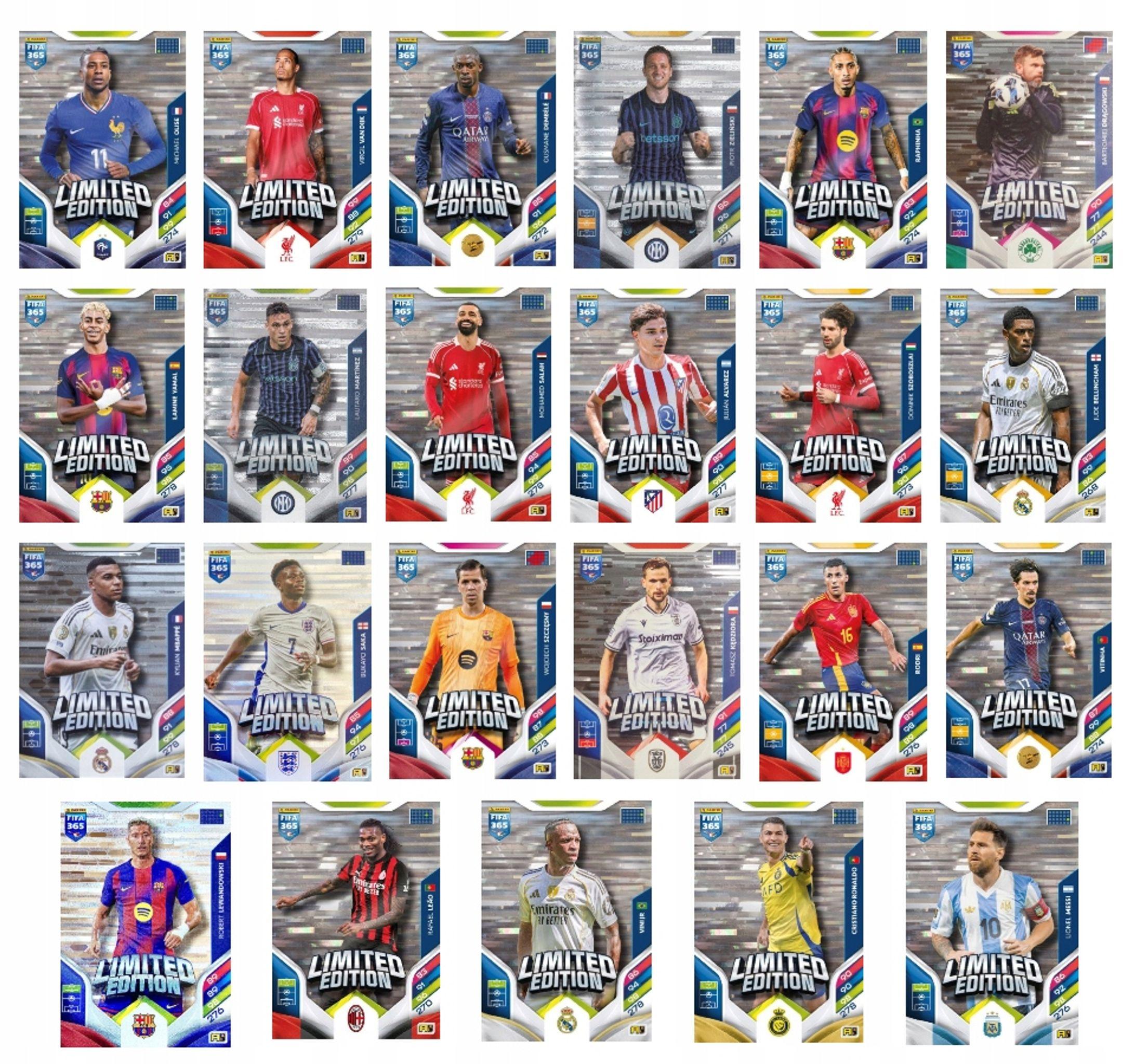 Hasbro Set Of 23 Xxl Fifa 365 2026 Cards – Large Xxl Cards: Lewandowski, Yamal, Ronaldo