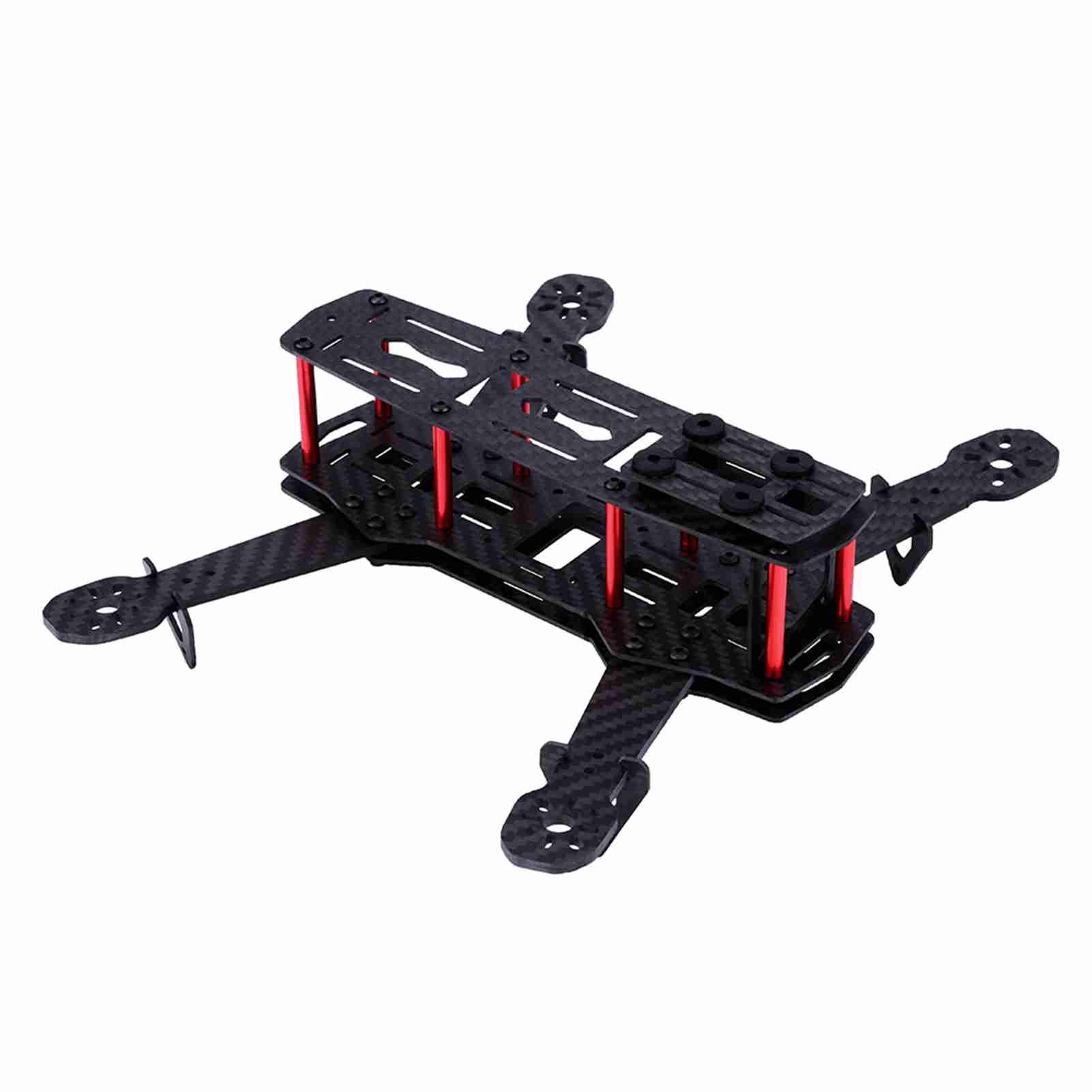 Cocosity 250MM Quadcopter FPV Flugzeug Drohne Frame Kit RC Zubehör für QAV250 (Kohlefaser)