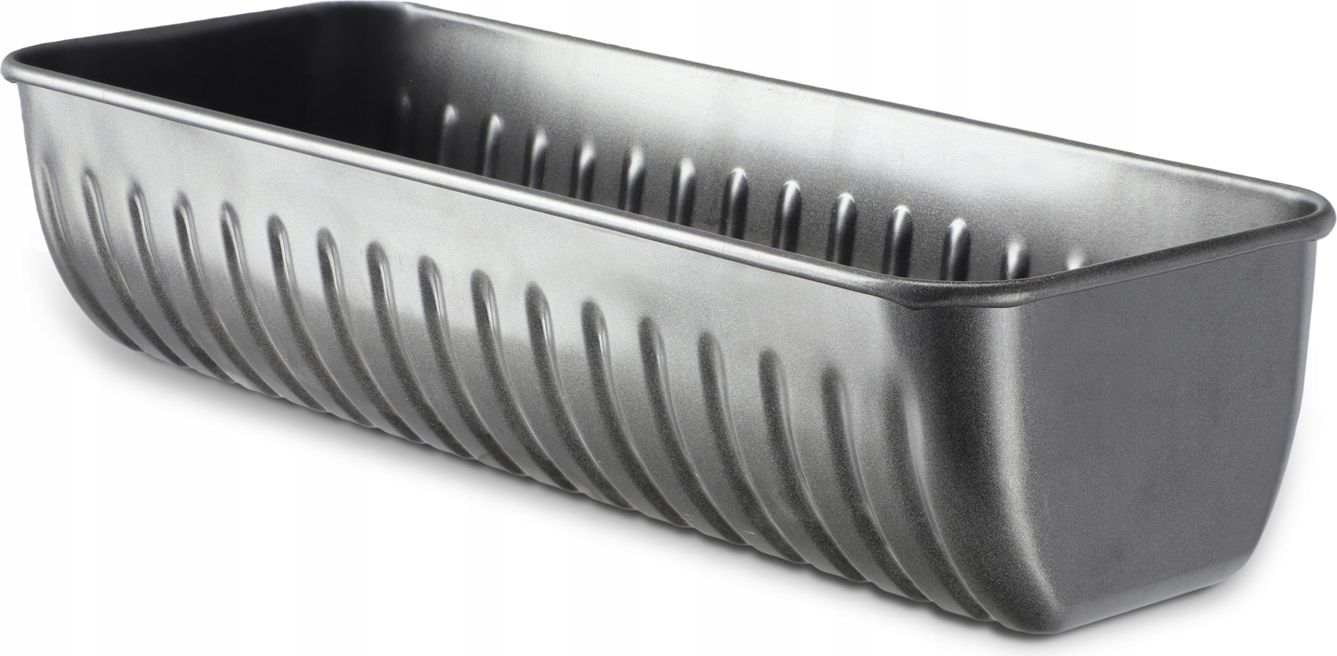KADAX Königskuchenform, 31x7,5x12cm Backform, Blech Zwiebackform, Kastenform mit Antihaft-Schicht K4010