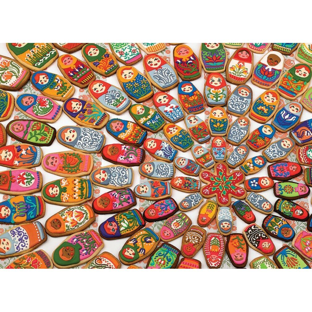 COBBLE HILL Puzzle Kekse Matrjoschka 1000 Teile