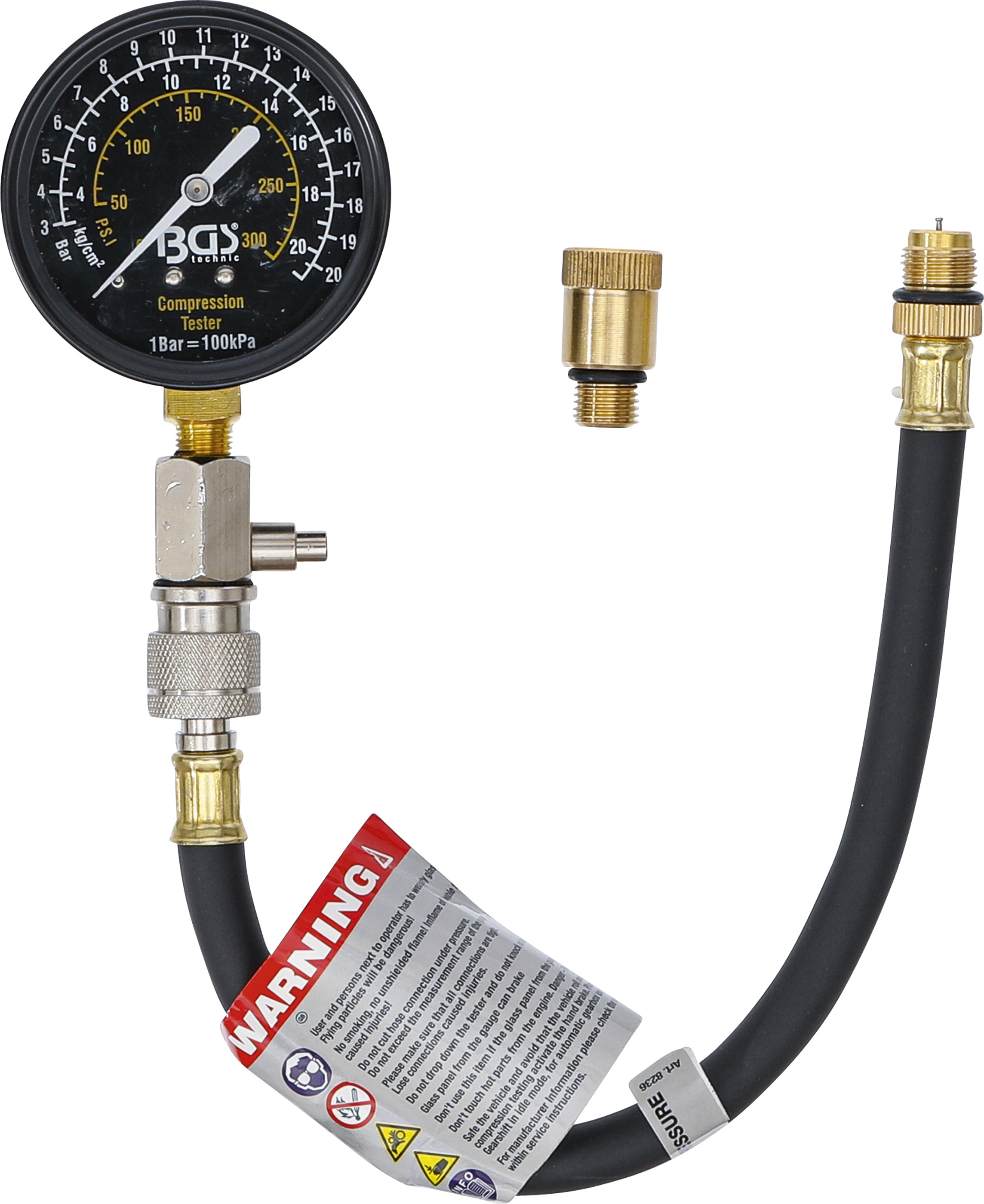 BGS technic BGS 8236 Kompressionstester, M12 + M14