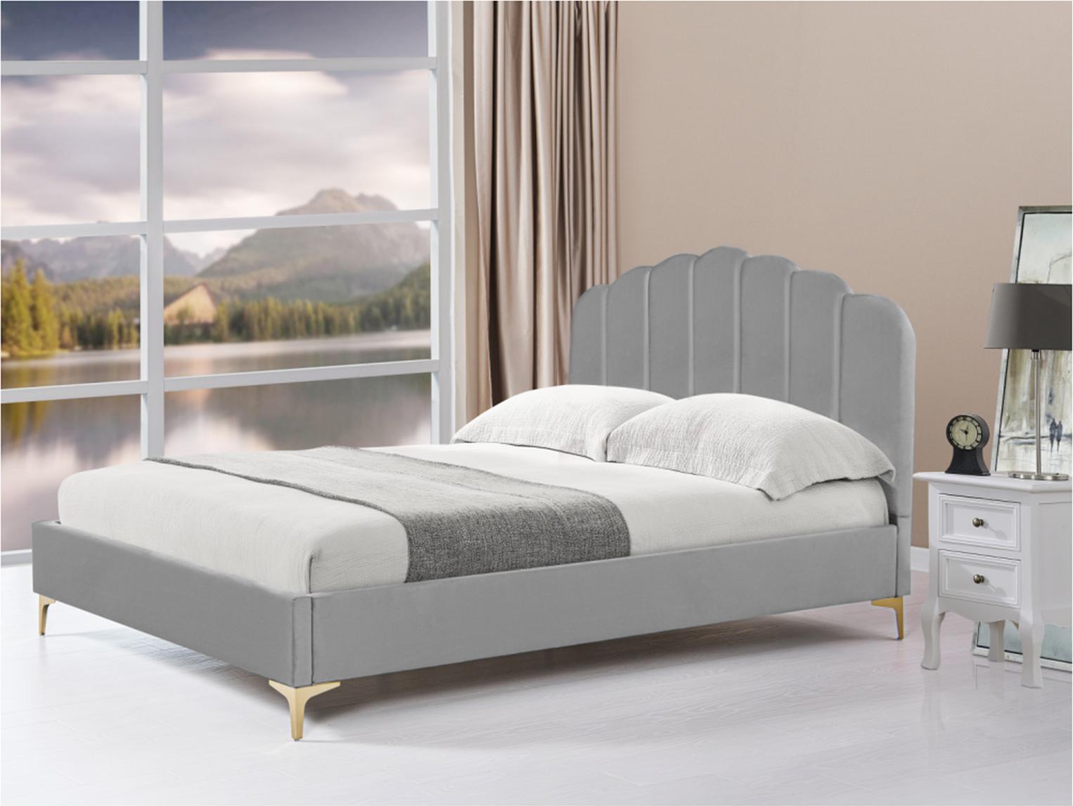 HTI-Living Polsterbett 140 x 200 cm Yoris Grau