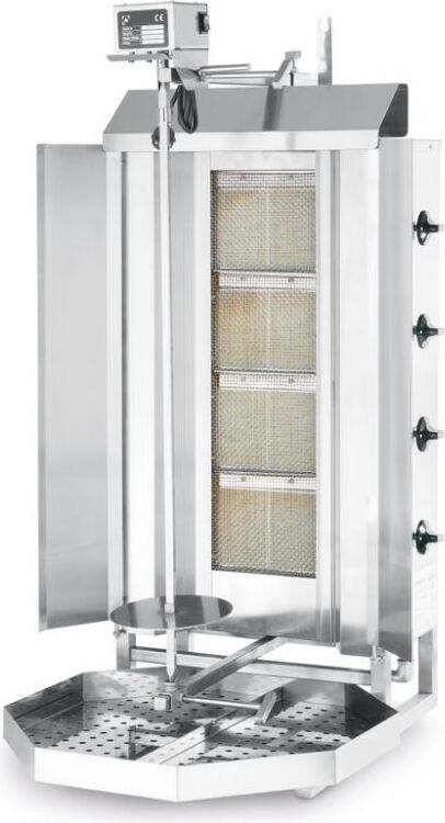 Plynový gril na kebab Profi Line, HENDI, Profi Line, 13kW, 735x745x(H)1110mm
