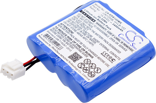 TECHTEK Akku Kompatibel mit [COMEN] CM-1200B ECG, CM1200B ECG, für [MINDRAY] DECG-03A, DECG-03A Elcktro Cardiogram, MEC-03, SE-601A, für [EDAN] M3,