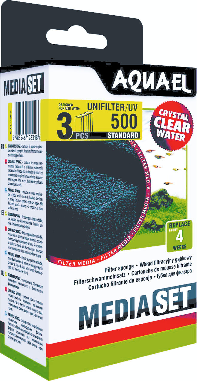 Aquael Filterschaum - für Aquarienfilter Uni Filter 500 113913