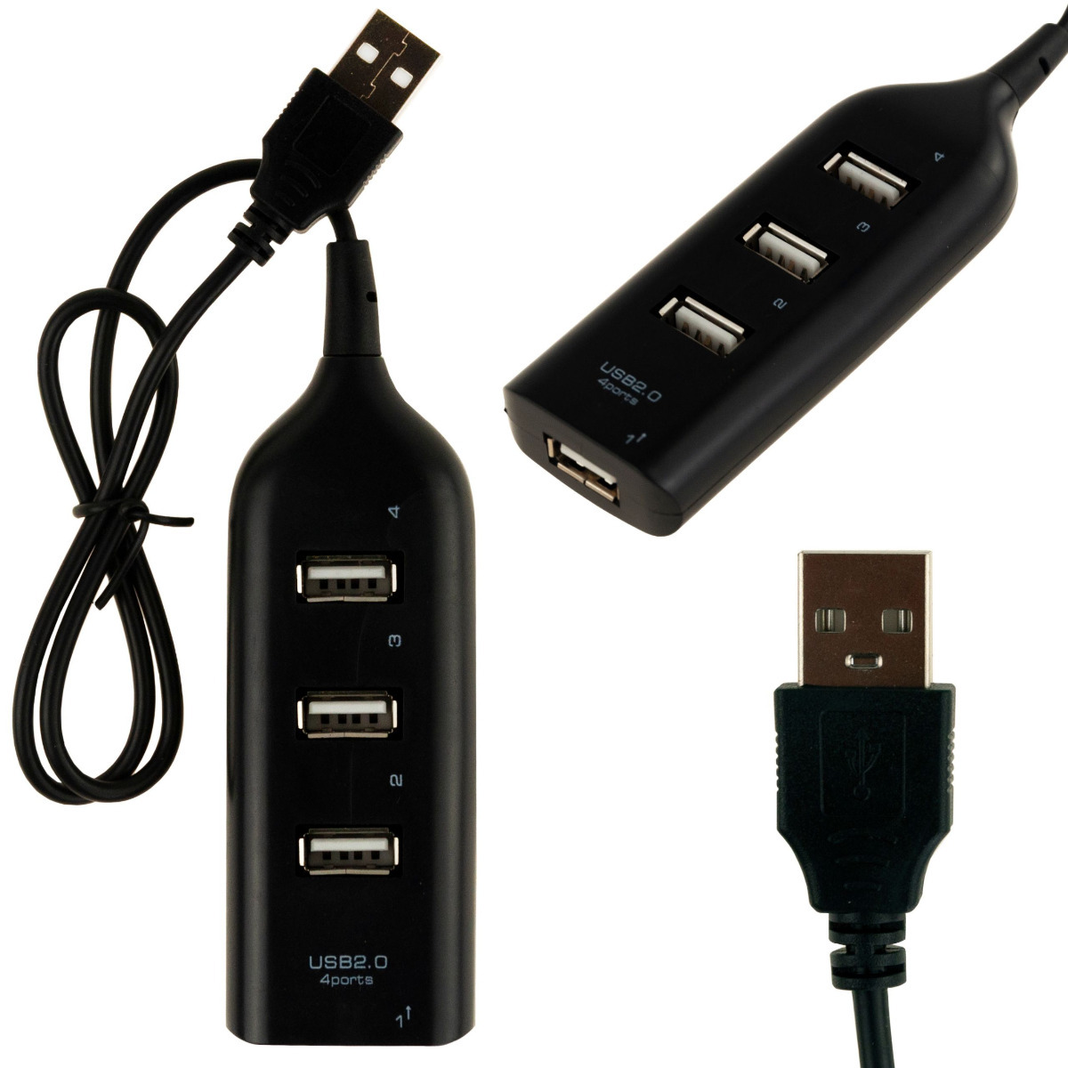 MARTOM Usb Hub 4 Port Splitter Usb Splitter