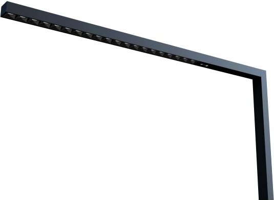 RealLED LED Stehleuchte Officeflow 80W tageslichtabhängige Dimmung ideal fürs Büro 4000 K Neutralweiß Schwarz 6672-040080