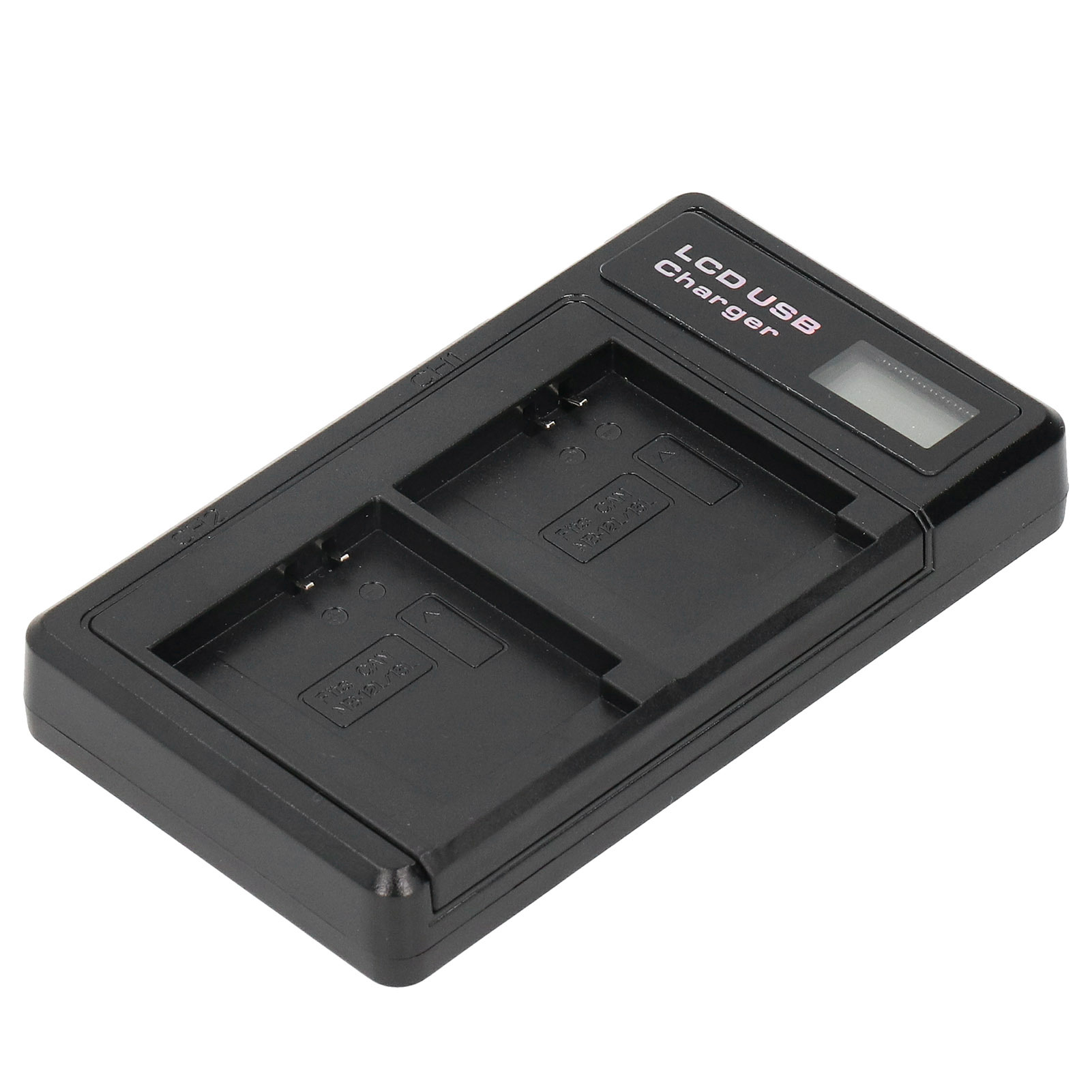 Cocosity Kamera-Akkuladegerät,Kamera-Doppelladegerät,Akku-Ladegerät für NB-13L Kamera,LCD-Digitalkamera-Doppelladegerät,Kamera-Doppelladegerät für NB-13L