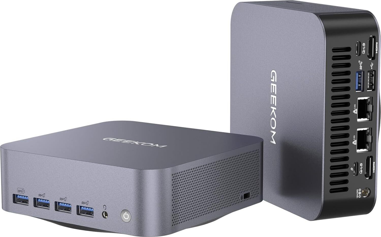 GEEKOM AI Mini PC GT1 Mega - Intel Core U7 155H,16 jadier 22 vlákien, Bis zu 4,9 GHz, 2,5 Gb/s Dualer LAN Port, Mini PC Windows 11 Pro 32 GB DDR5+1TB SSD