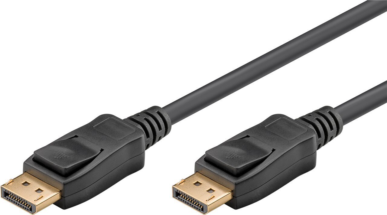 Goobay 64849 DisplayPort-Kabel 1 m Schwarz (64849)