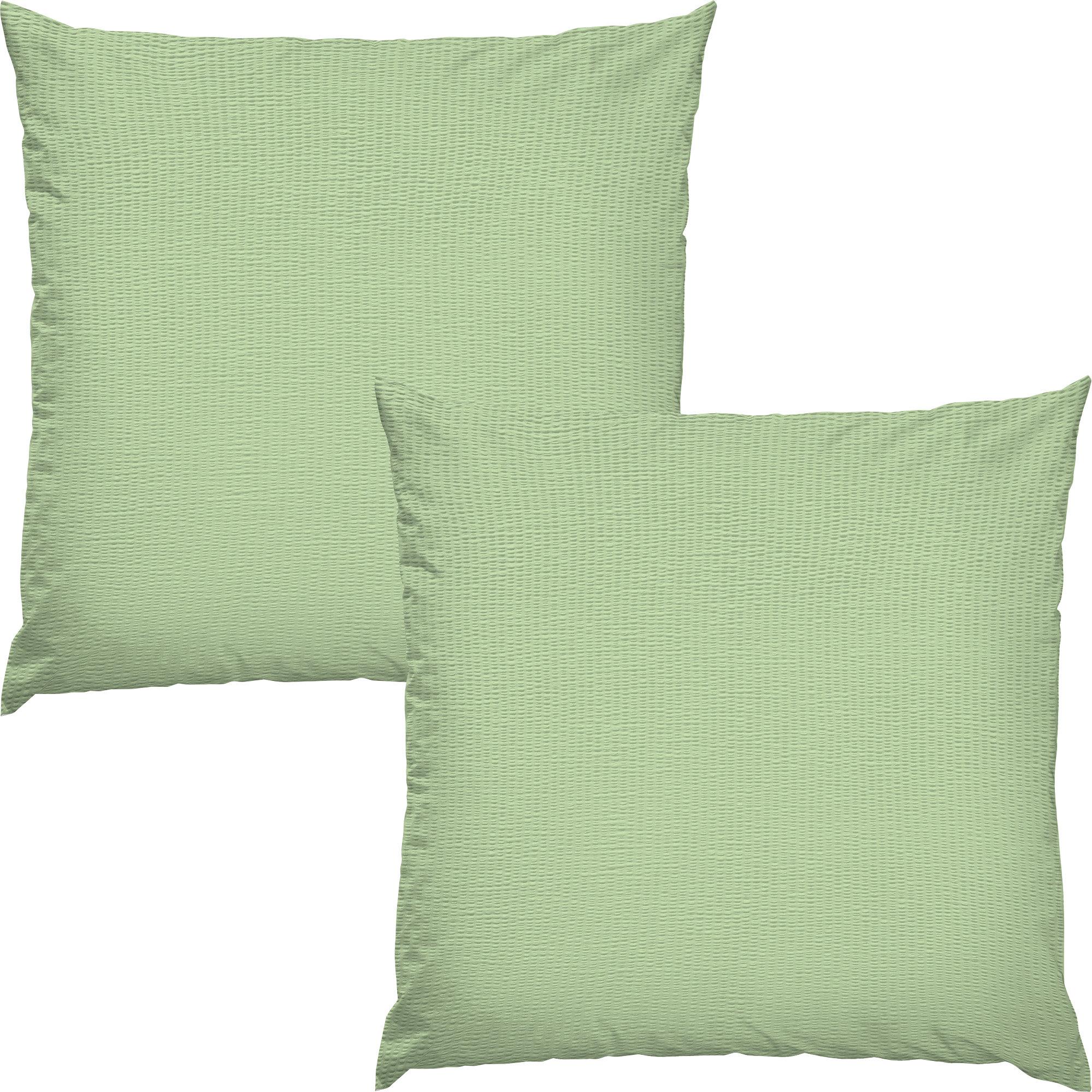 Erwin Müller Kissenbezug Wertingen" im 2er-Pack jade 80x80 cm"