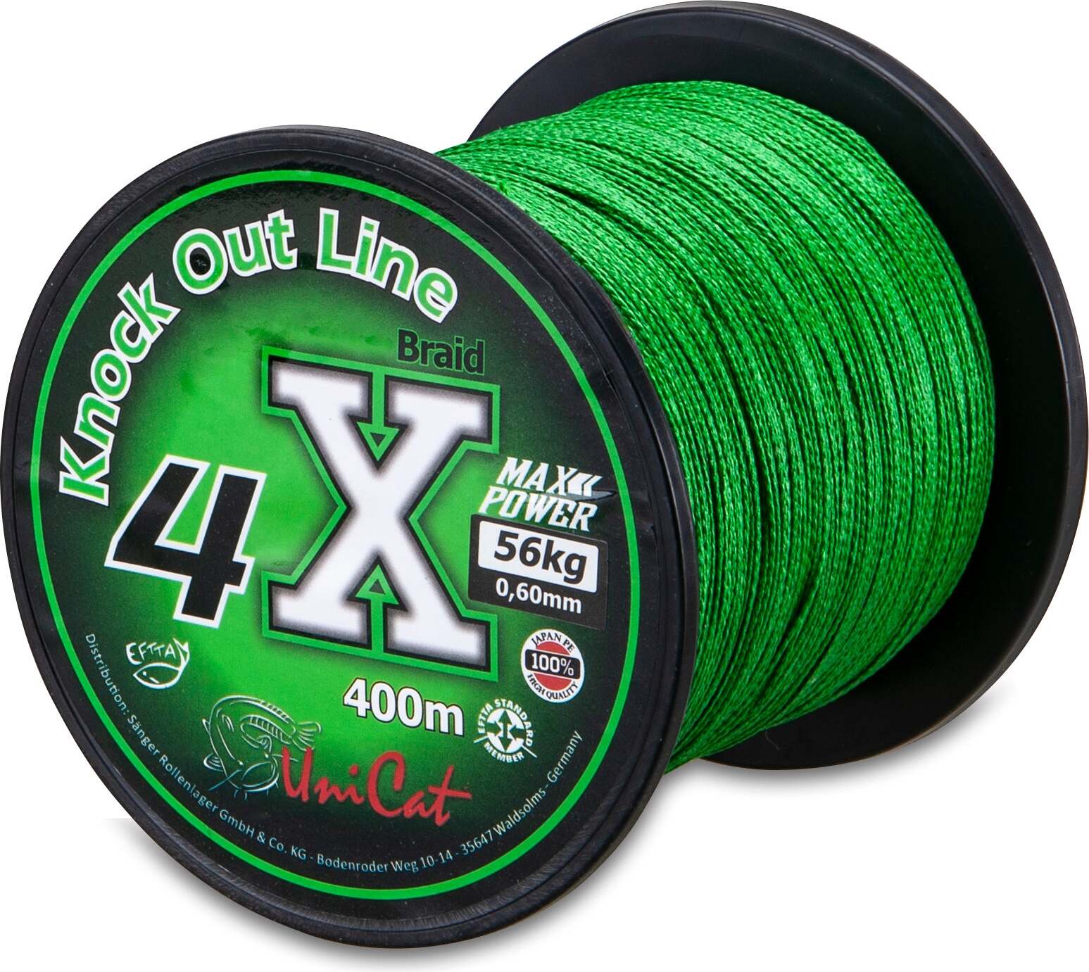 Uni Cat Wallerschnur 4X Braid Knock Out Line (400 m) 1600 440
