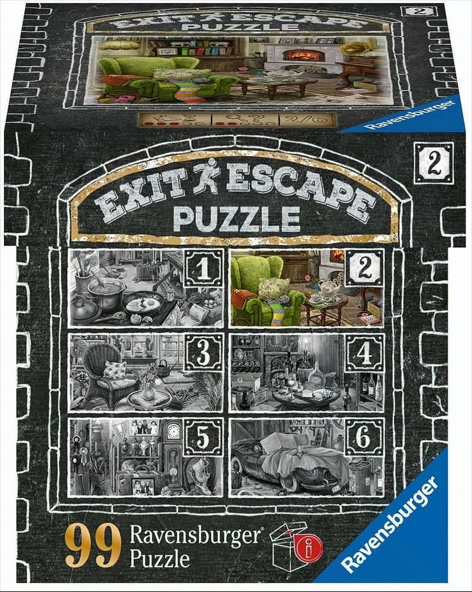 Ravensburger Puzzle EXIT 17304 - EXIT - The Circle in Paris - Puzzle d' escape Room de 919 pièces, pour Joueurs débutants et confirmés, à partir de 14 Ans Ravensburger Puzzle EXIT 17304 - EXIT - The Circle in Paris - Puzzle d' escape Room de 919 pièces, pour Joueurs débutants et confirmés, à partir de 14 Ans