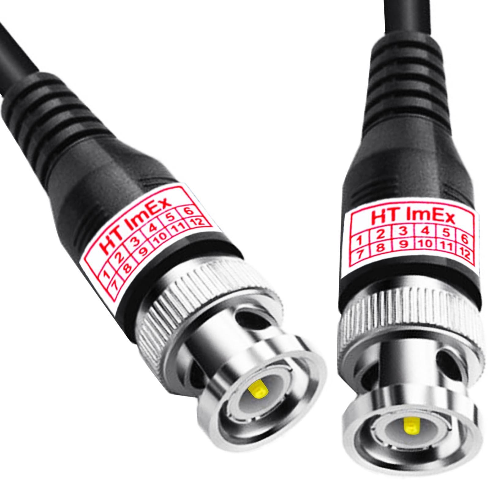 HT ImEx Adapter kabel RG58 C/U 50 Ohm BNC auf BNC Stecker 1,0 m Boot Koaxial Koaxialkabel 100cm