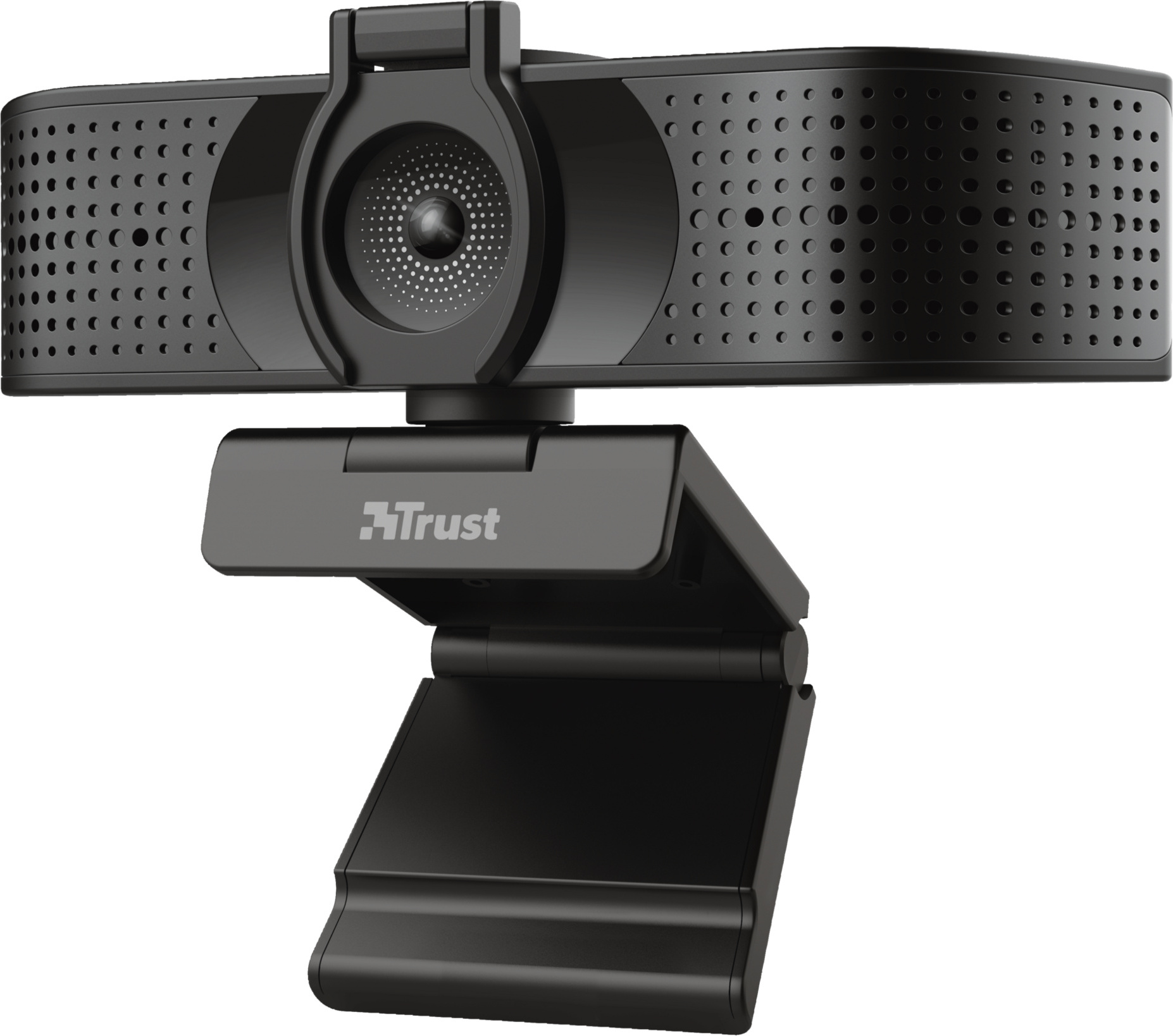 Trust Teza 4K Ultra HD Webcam, 3840x2160 mit 2 Mikrofonen und Autofokus, 30 FPS, USB Plug & Play, Web Kamera für Teams, Zoom, Skype, PC, Laptop, Mac, Macbook - Schwarz 24280