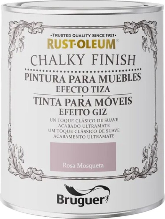 Farbe Bruguer Rust-oleum Chalky Finish 5733892 Möbel 750 ml Hagebutte S7919525