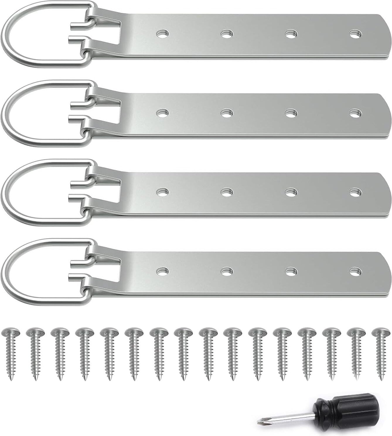 BundiGlassware 4 Spiegel Bildaufhänger für Schwere Bilder D-Ring-Bildaufhänger BG-FECJ052010-B0DGLRF53Q