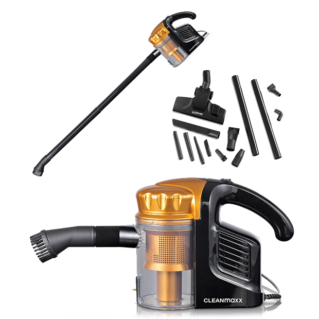 DS Produkte CLEANmaxx Zyklon Handstaubsauger Multi Sensation Staubsauger beutellos 600W Gold 06439