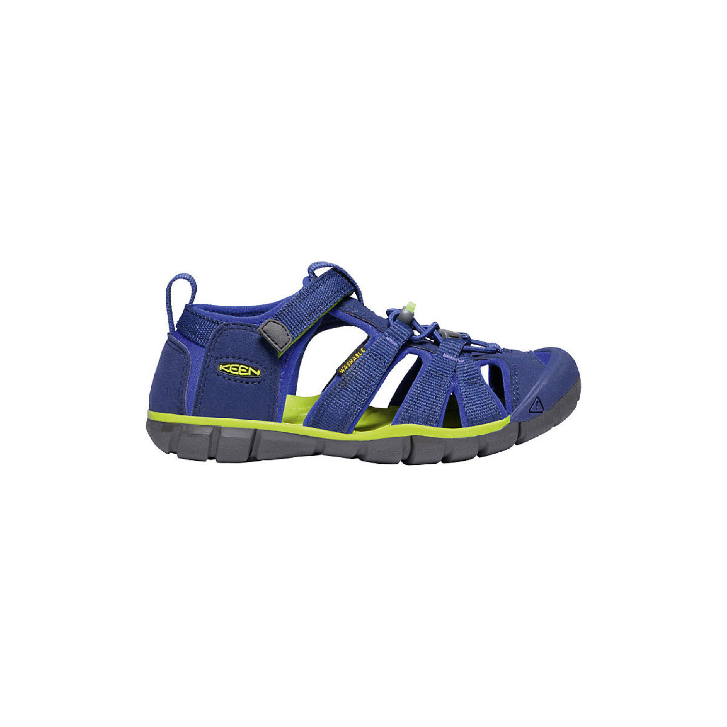 Keen Seacamp II Kinder Sandalen Blue Depths/Chartreuse Größe 27/28 1022978