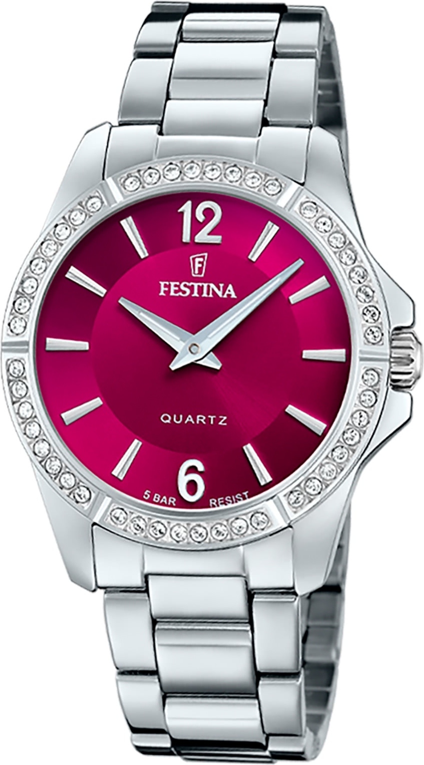 Festina dámske náramkové hodinky z nehrdzavejúcej ocele strieborné Fashion D2UF20593/2